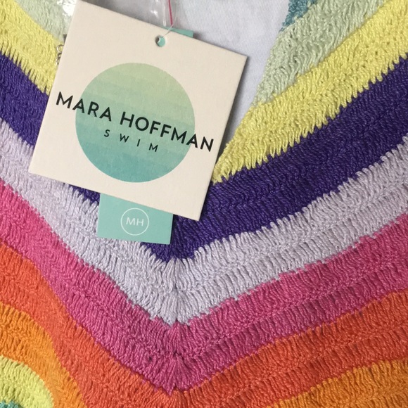 ❌SOLD❌Mara Hoffman Crotchet Rainbow Jumpsuit - Picture 6 of 7